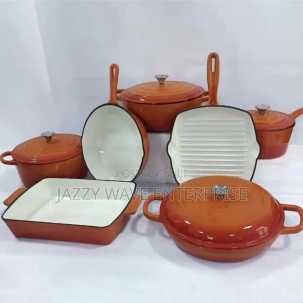 Cast Iron Enamel Nonstick Cookware Set · Photo 1