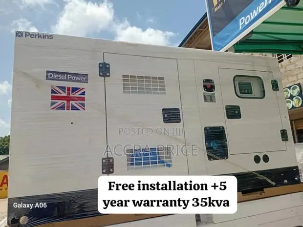 Energyflow 35kva Perkins Diesel Genset 30kw Compact Body · Photo 1