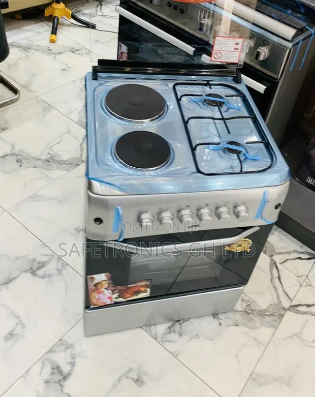 Recommend Grey Ferre 60×60cm 2-Electric 2-Gas Cooker With Oven Grill · Photo 1