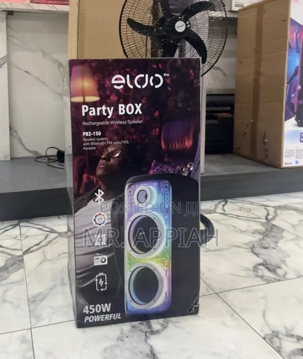 Super Quality Eldo Pb2-150 Double 8" Portable Speaker(Black) · Photo 1
