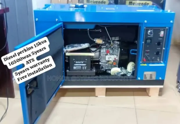 High Capacity Perkins Engine 15kva 16500watt Diesel Ats 15kv · Photo 1