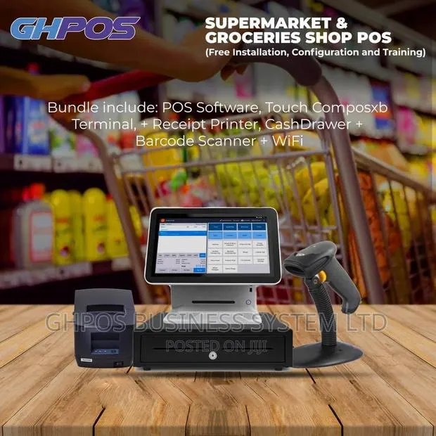 Supermarket Grocery Shop Pos System (Hardware Software) · Photo 1