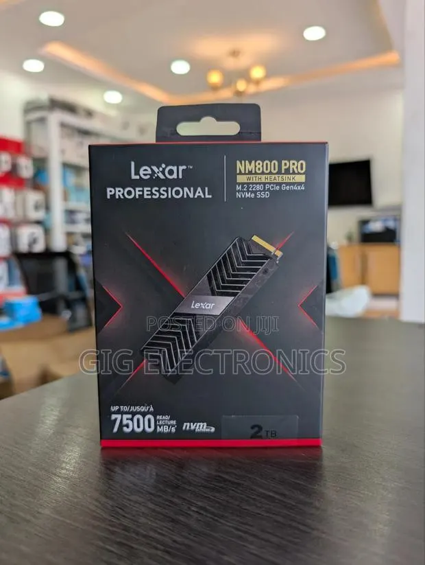 Lexar 2TB SSD NM800 PRO With Heatsink M.2 2280 PCIe Gen4x4 NVMe · Photo 1