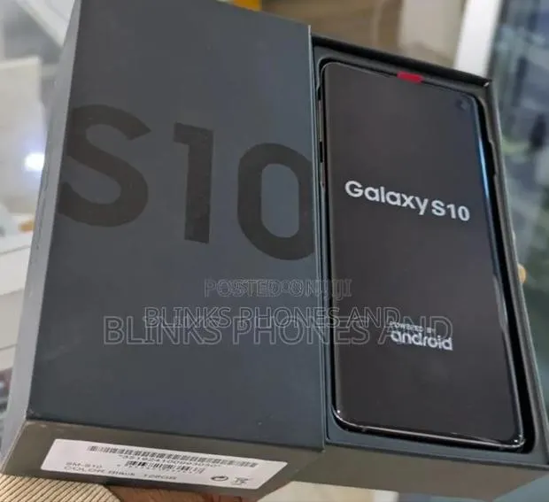 New Samsung Galaxy S10 128 GB Black · Photo 1
