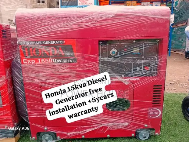 Safety First Honda Diesel Generator 15kva Silent · Photo 1