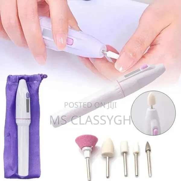 5 in 1 MINI Electric Nail File Kit Pedicure Grinding Polishi · Photo 1