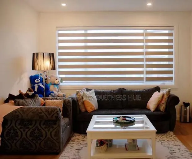 Golden Opportunities Modern Window Zebra Curtain Blinds · Photo 1