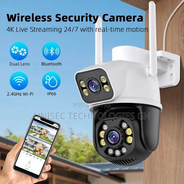 6mp Dual Lens Dual Screen Waterproof Wifi PTZ Camera · Photo 1