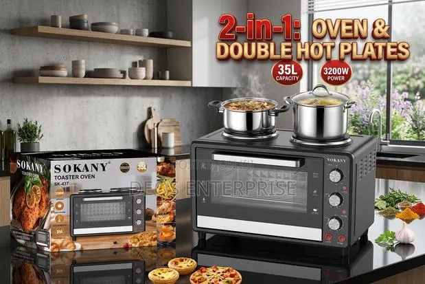 SOKANY 35L Electric Toaster Oven 3200W Multi Cooker Bake Pro · Photo 1