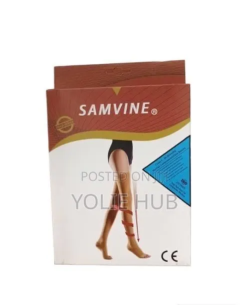 Thigh-High Compression Stockings · Photo 1