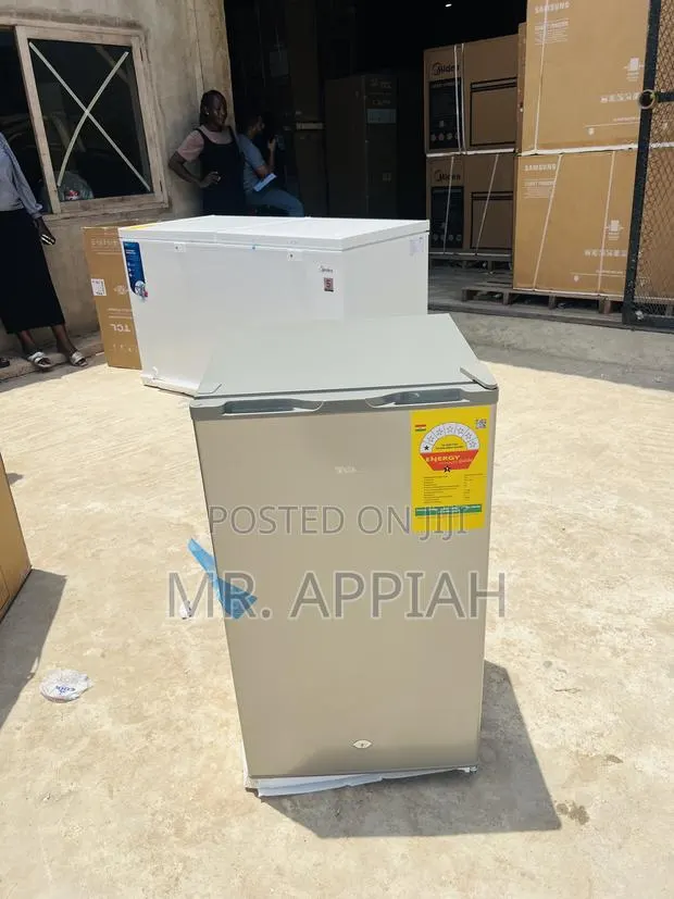 Get Affordable TCL 90liters Single Door Table Top Fridge(Gray) · Photo 1