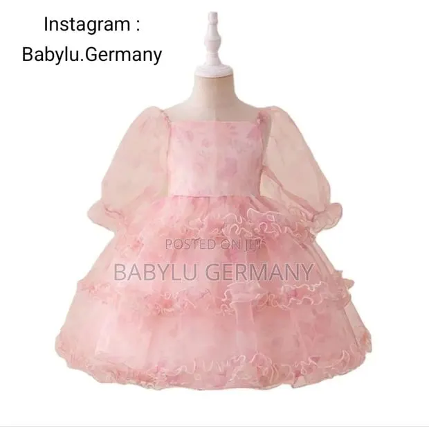 Pink Princess Ball Gown Dress for Girls · Photo 1