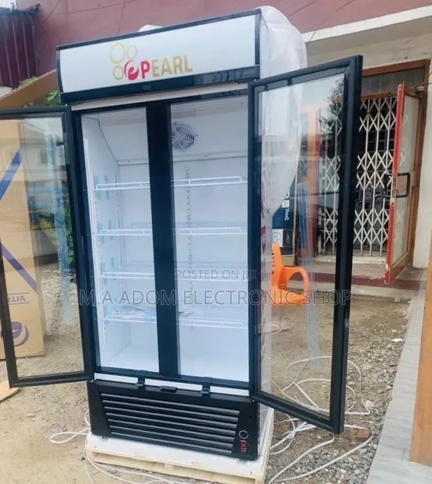 Newly in Stock Pearl PVC 622-2b Double Door Display Fridge · Photo 1