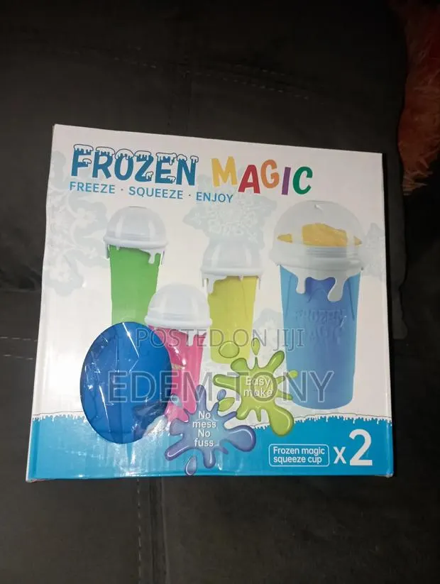 Slushie Cup 2 Pack DIY Slushy Maker Cup Frozen Magic Squeeze Cups · Photo 1