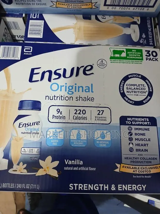 Ensure Original Nutrition Milk Shake 237mlx30 · Photo 1