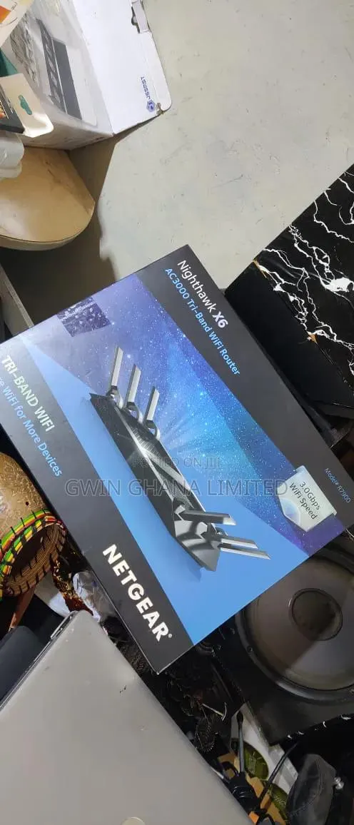 Netgear Nighthawk X6 Tri-Bandgigabit Wireless Router.3000mps 3500sqft · Photo 1