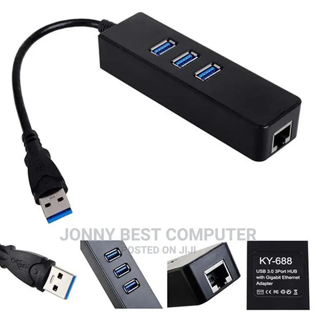 USB Hub With LAN Adapter · Photo 1