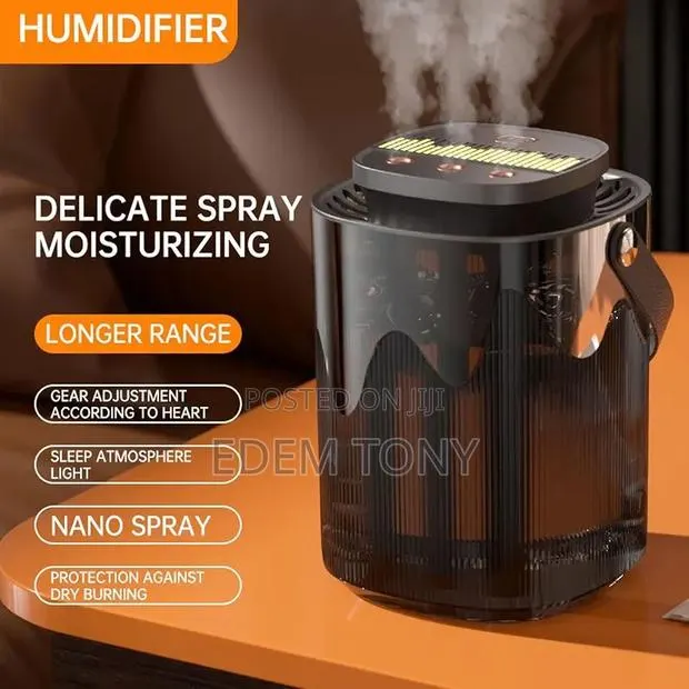 3-Liter Humidifier - Triple Spray Nozzles for Bedroom or Large Rooms · Photo 1