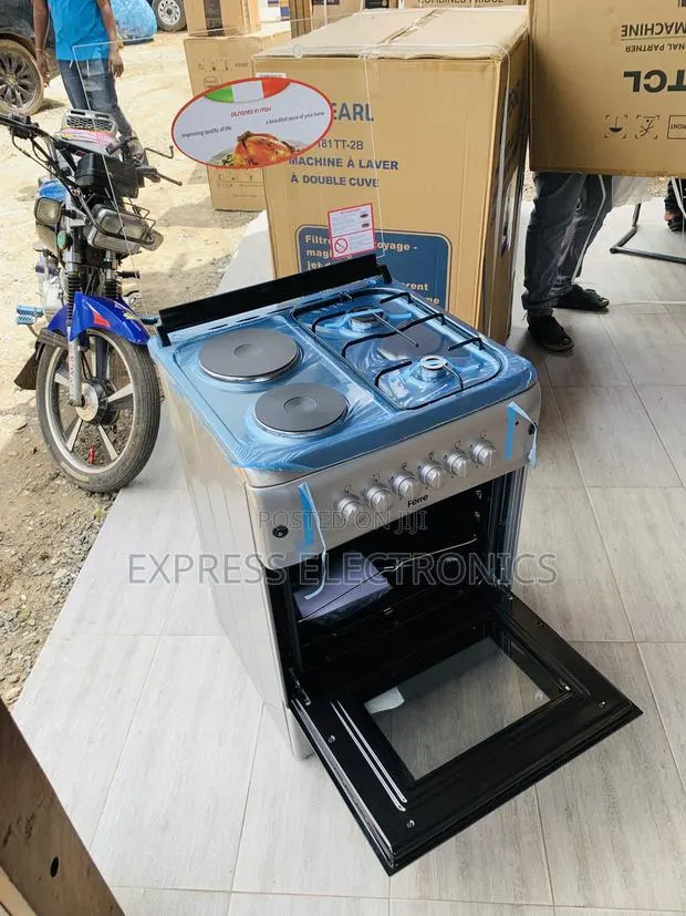 Lovely New Sliver Gas Electric Cooker Oven Grill 2-2 60/60 · Photo 1
