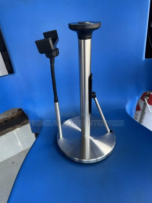 Jumbo Tissue Holder With Phone Shelf Stainless Steel · Photo 4