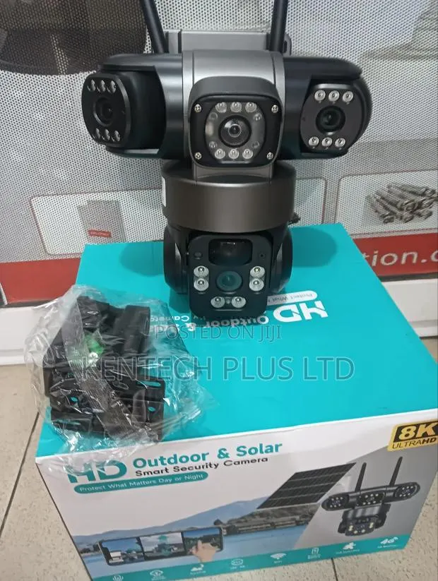 4G 3 Lens Solar Smart Security Camera · Photo 1