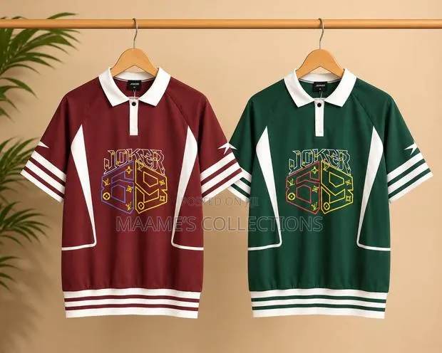 Joker Unisex Short-Sleeve Jersey Polo T Shirts · Photo 1