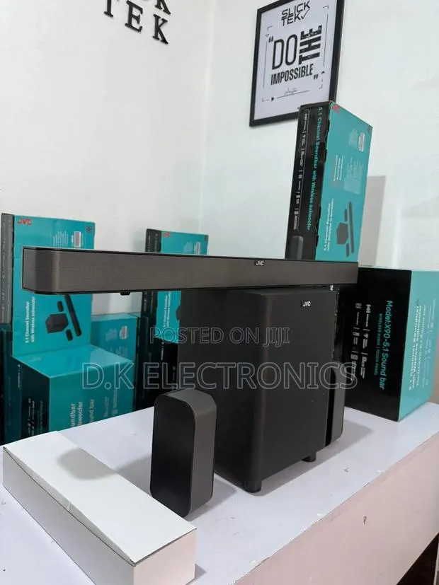 JVC New Model X90 Wireless 5.1 Ch TV Soundbar · Photo 1
