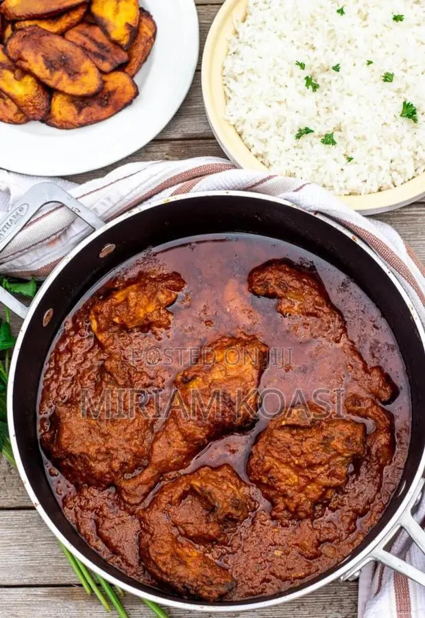 Braised Rice/Chicken Stew/Fried Plantain: Week's/Weekend