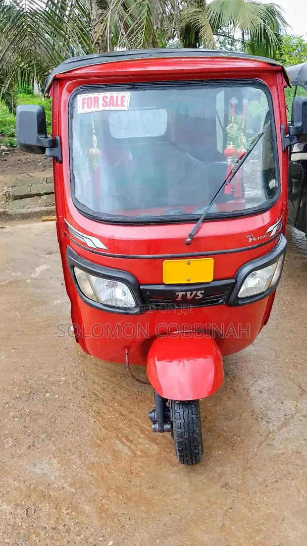TVS King Deluxe Plus iTouch Start 2023 Red · Photo 1