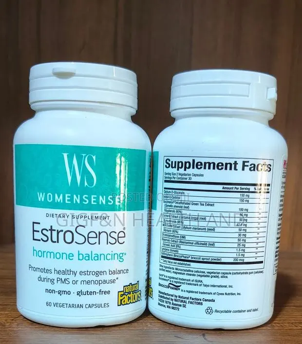 Womensense, Estrosense Hormone Balancing, 60 Vegcapsules · Photo 1