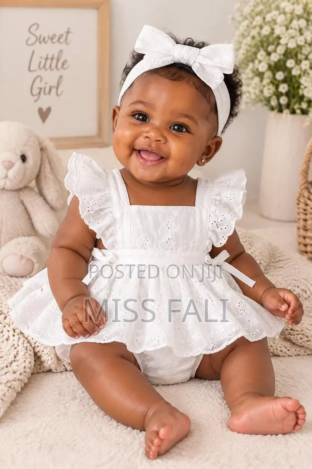 Angel Lace Baby Romper. 3-6Months · Photo 1