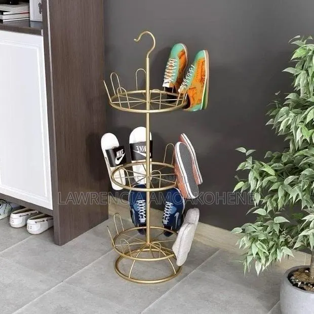 Rotating Multi Tier Shoe Rack · Photo 1