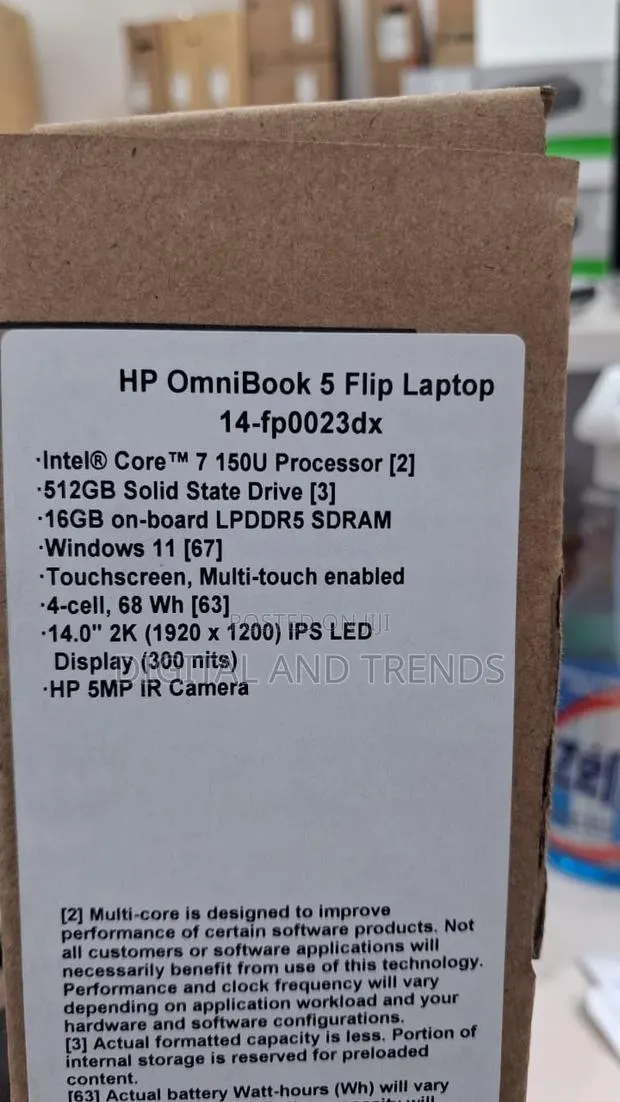 New HP OmniBook X Laptop 14-fe0097nr 16GB Intel Core i7 SSD 512GB · Photo 4