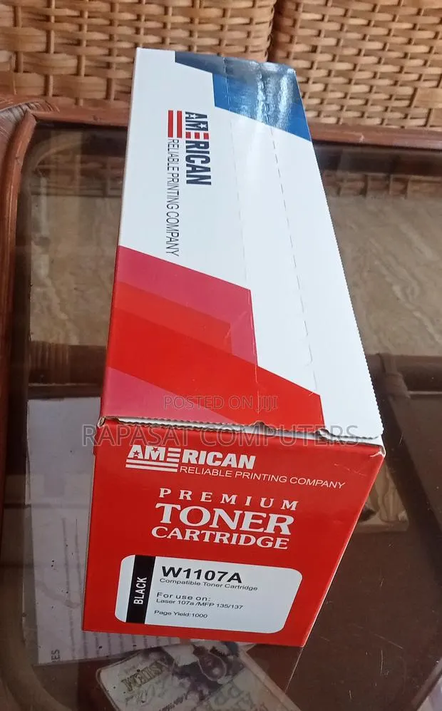 American 107a Black Toner Cartridge · Photo 1