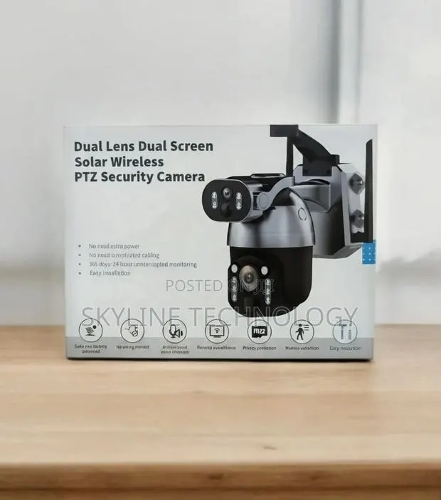 Solar 4G Dual Screen Universal CCTV Camera. · Photo 1