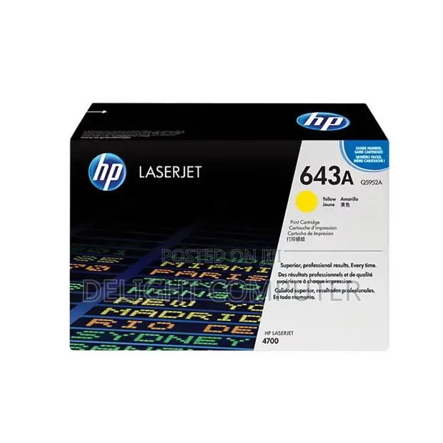 HP 643A Black Original LaserJet Toner Cartridge (Q5950A) · Photo 1