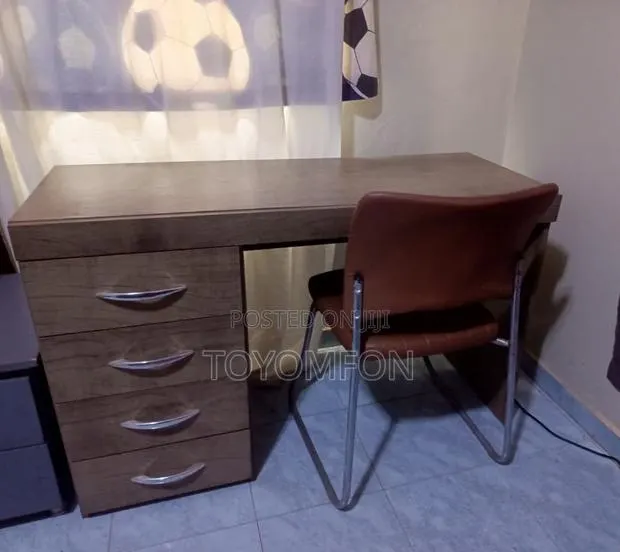 Home/Office Desk + Cushioned Chair · Photo 1