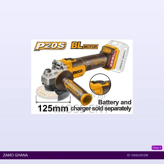 Cordless Angle Grinder 20v - Cagli201258 · Photo 1