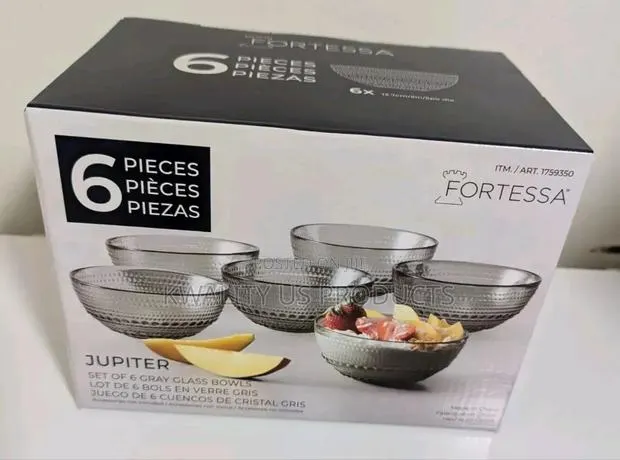 Fortessa Jupiter Glass Bowls Set - 6 Piece · Photo 1