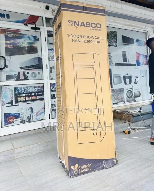 Premium Sleek Nasco Nas-Fl360-1dr-1 1 Door Display Frige(Glass)298L · Photo 1