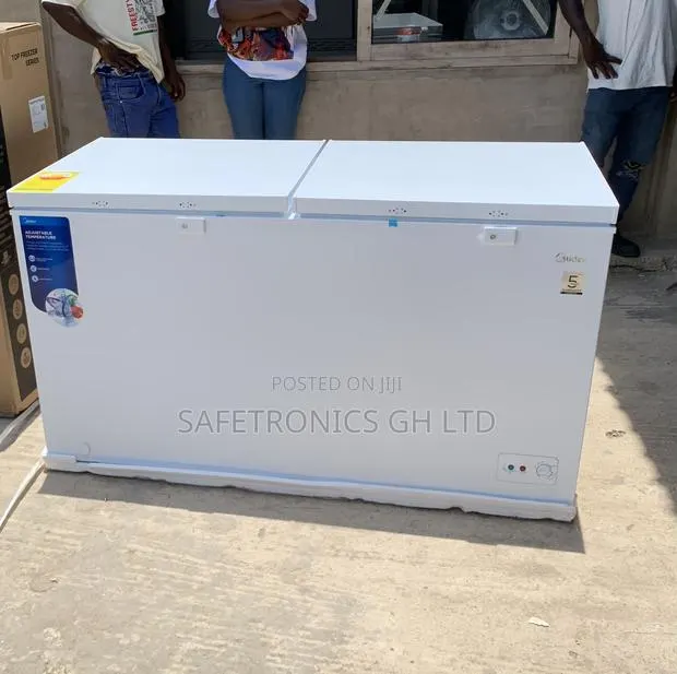 Available White Midea 508l Double Door Chest Freezer · Photo 1