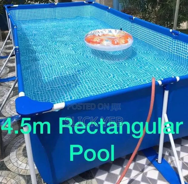 4.5m Rectangular Above Ground Swimming Pool · Photo 1