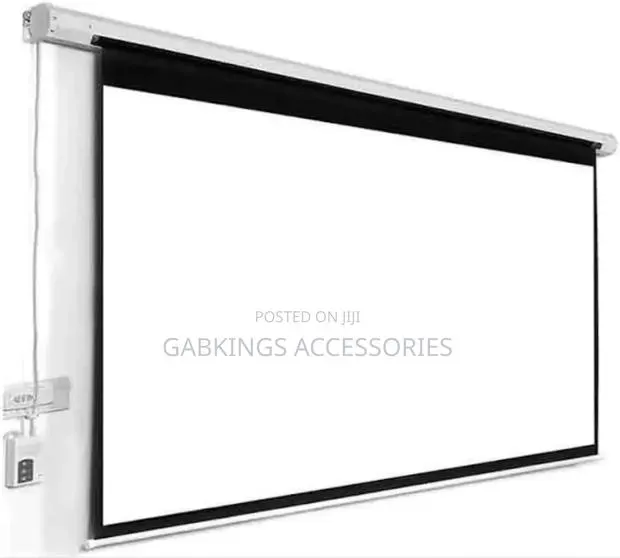 Smart Electrical Projector Screen With Remote · Photo 1