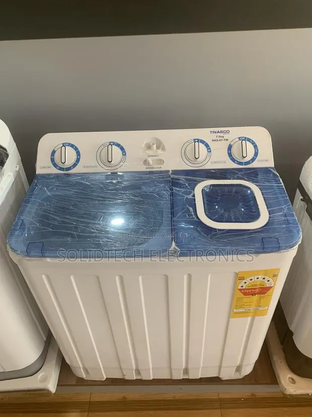Nasco 7kg Twin Tub Semi-Automatic Whasing Machine Clean & Perfect. · Photo 1