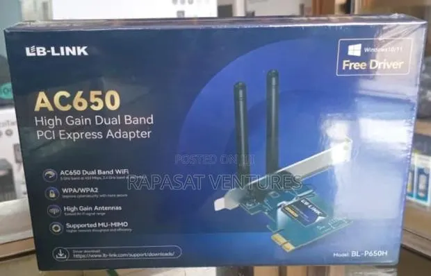 Lb-Link Bl-P650h Ac650 Dual Band Pci Express Adapter · Photo 1