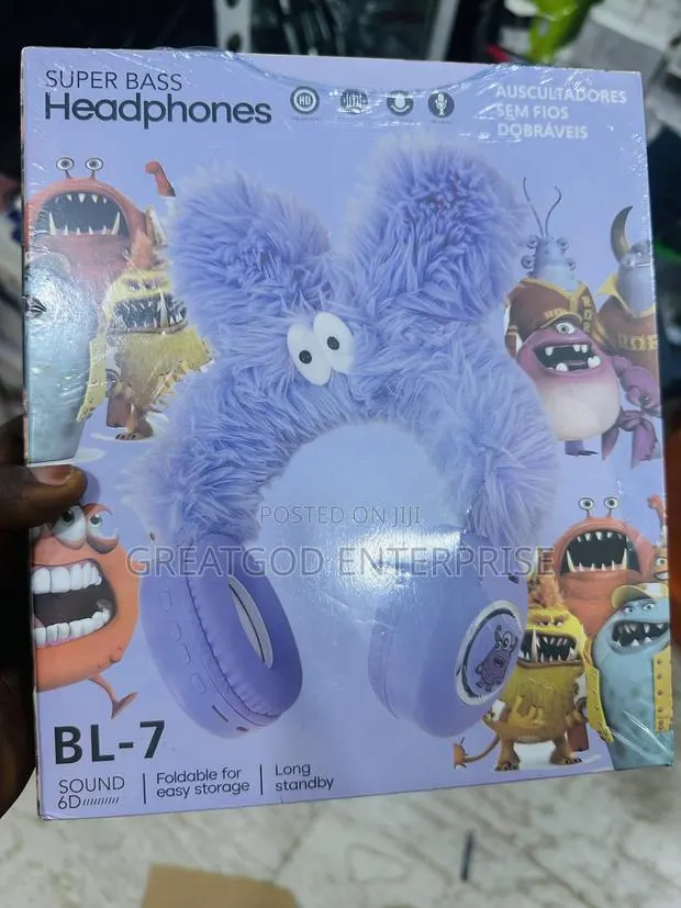 BL-7 Plush Monster Wireless Bluetooth Headphones · Photo 1