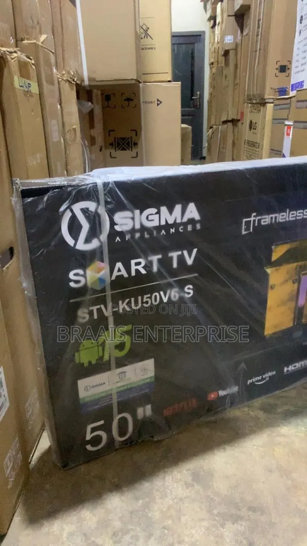 Sigma 50′′ Uhd Smart Android Frameless Satellite Tv · Photo 1