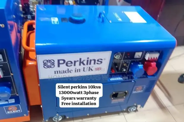 Fuel Efficient Perkins 10kva 13000watt 3phase Generator 10kv · Photo 1