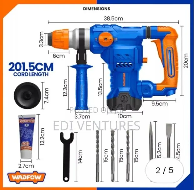 Wadfow 1500W Rotary Hammer · Photo 1