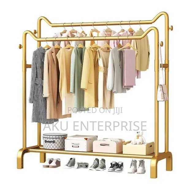 Floor-Standing Clothes Drying Rack, Hanger · Photo 1
